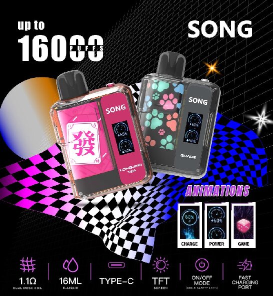 SONG崧A29體驗測評：16000口大容量+炫酷屏幕，年輕人的第一支“玩味”電子煙？