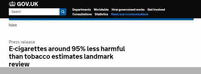 電子煙的真相一直在，只是有人視而不見