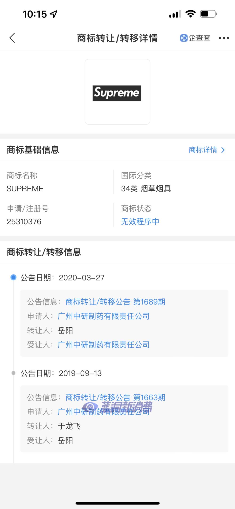 VTV電子煙要求門店停用Supreme標識，荒誕授權能否被終結 